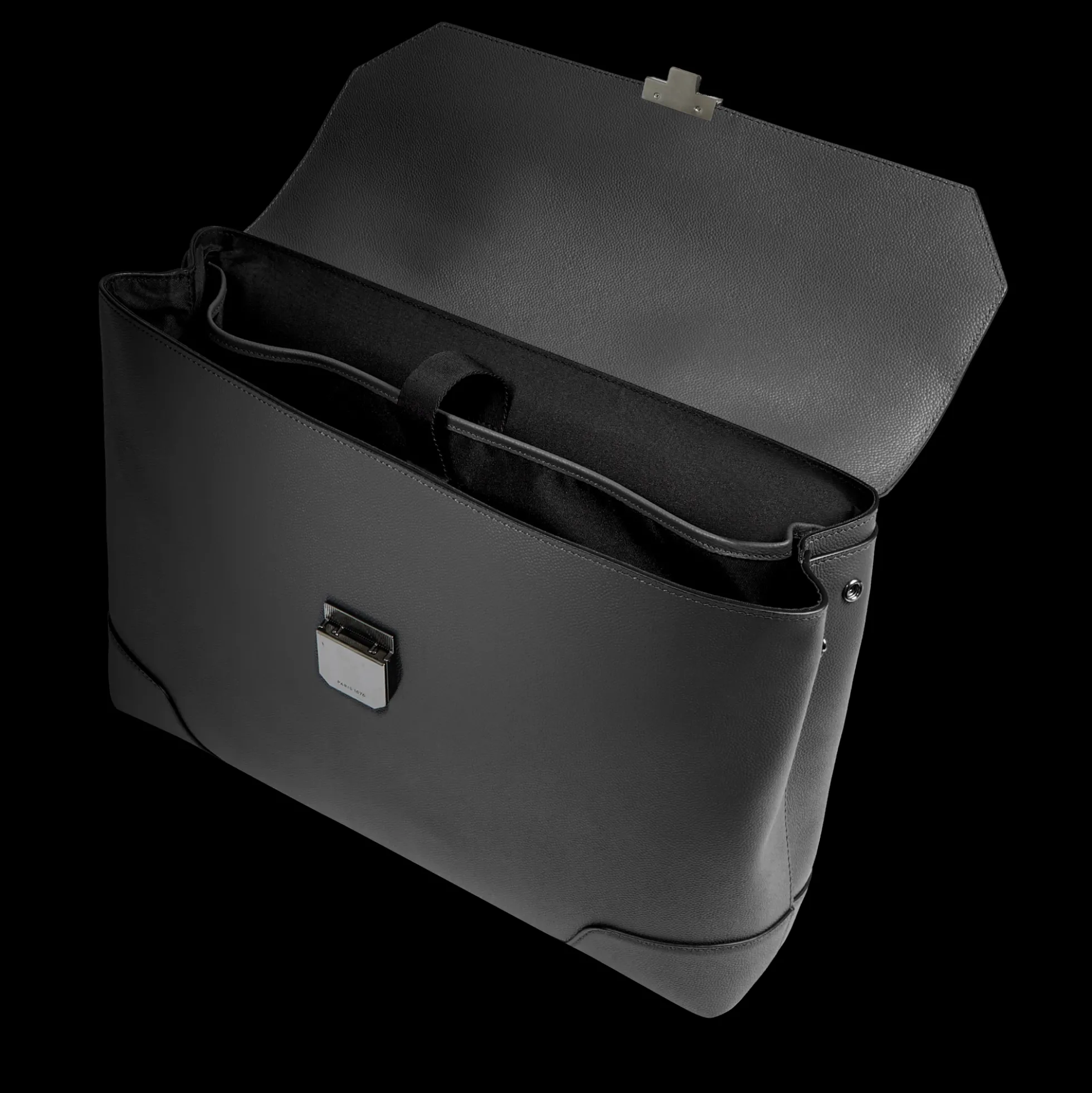 BRIEFCASE SLIM A RABAT ET FERMOIR