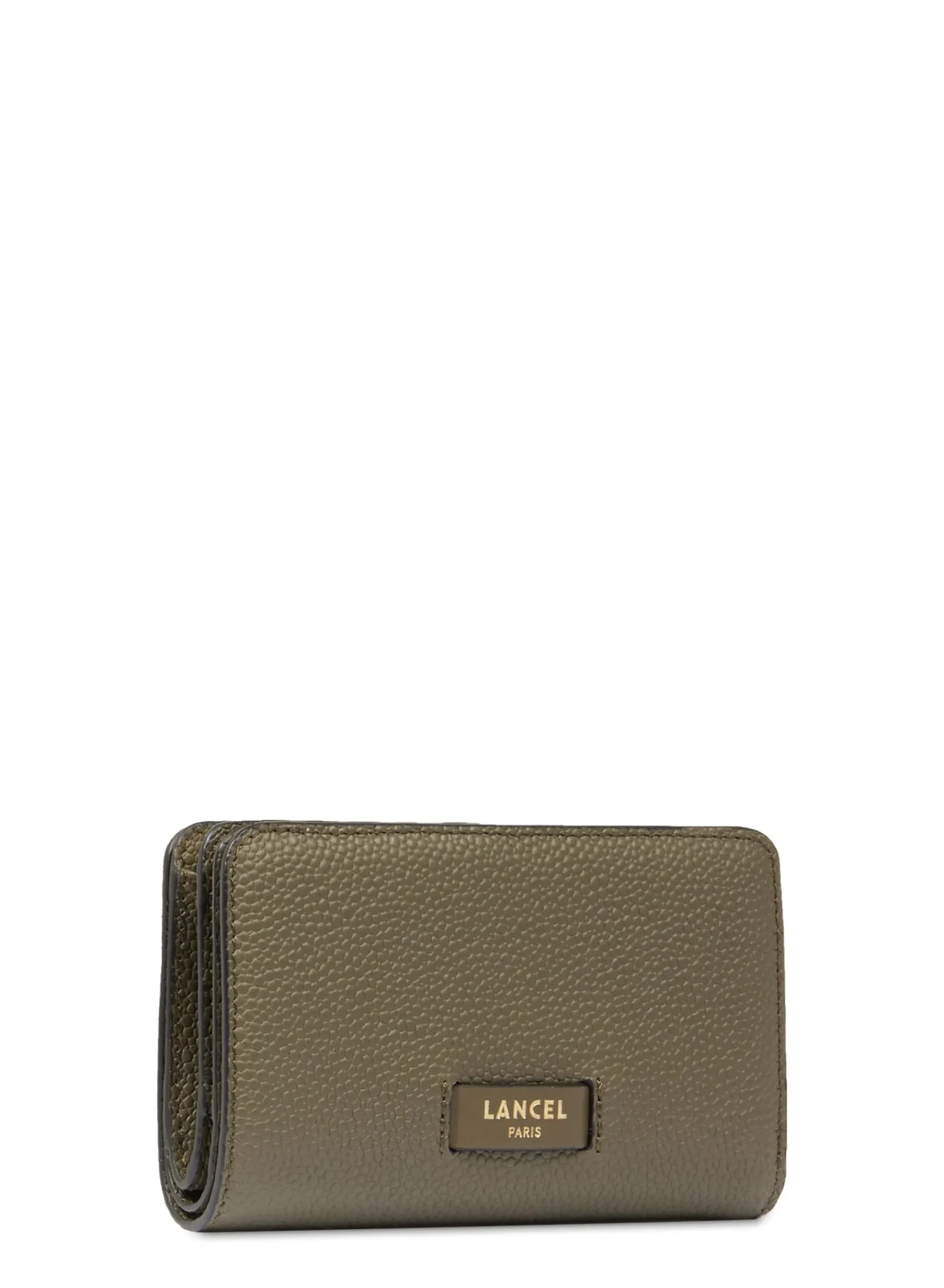 Portefeuille rectangulaire compact zippé