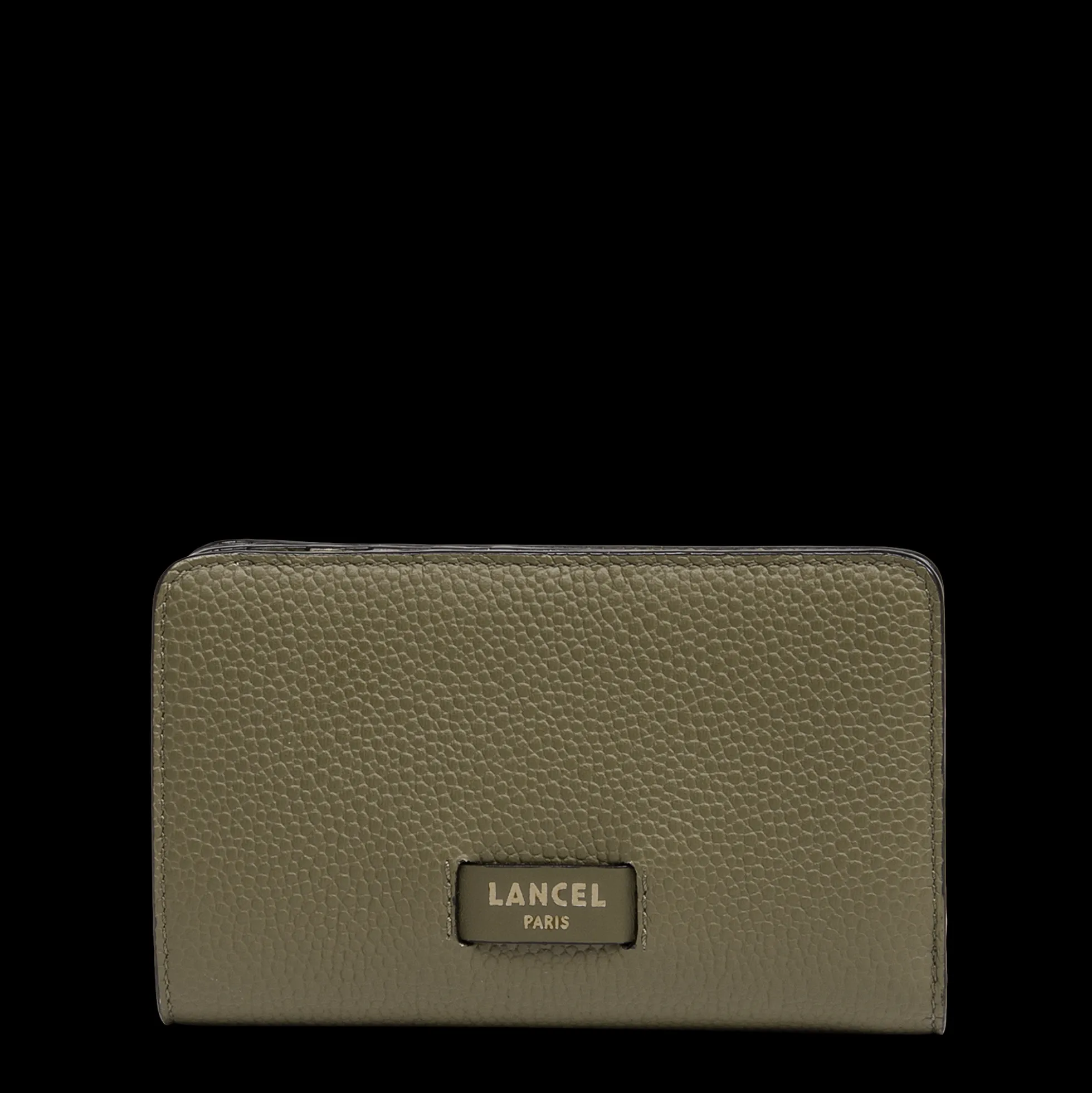 Portefeuille rectangulaire compact zippé