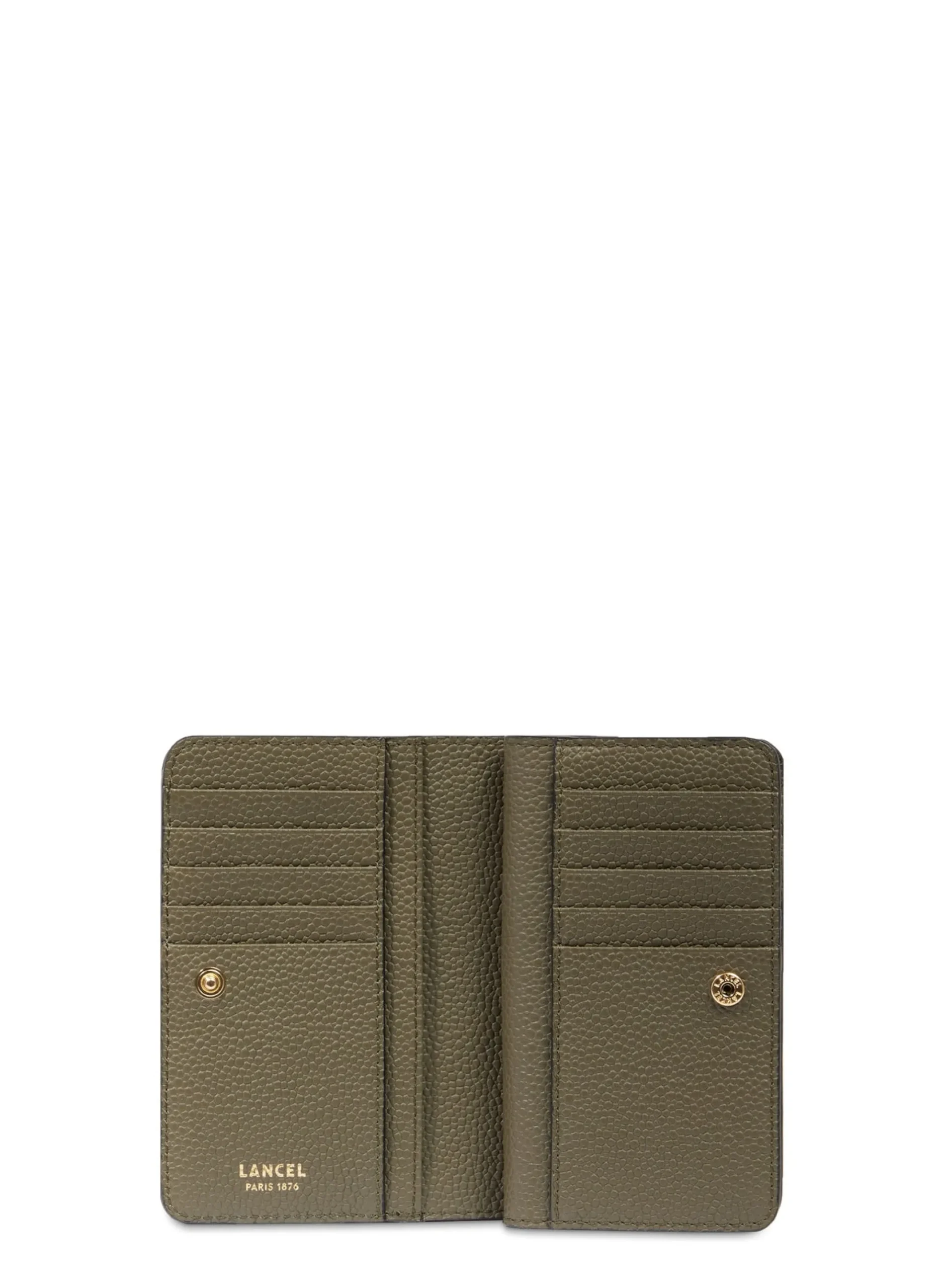 Portefeuille rectangulaire compact zippé