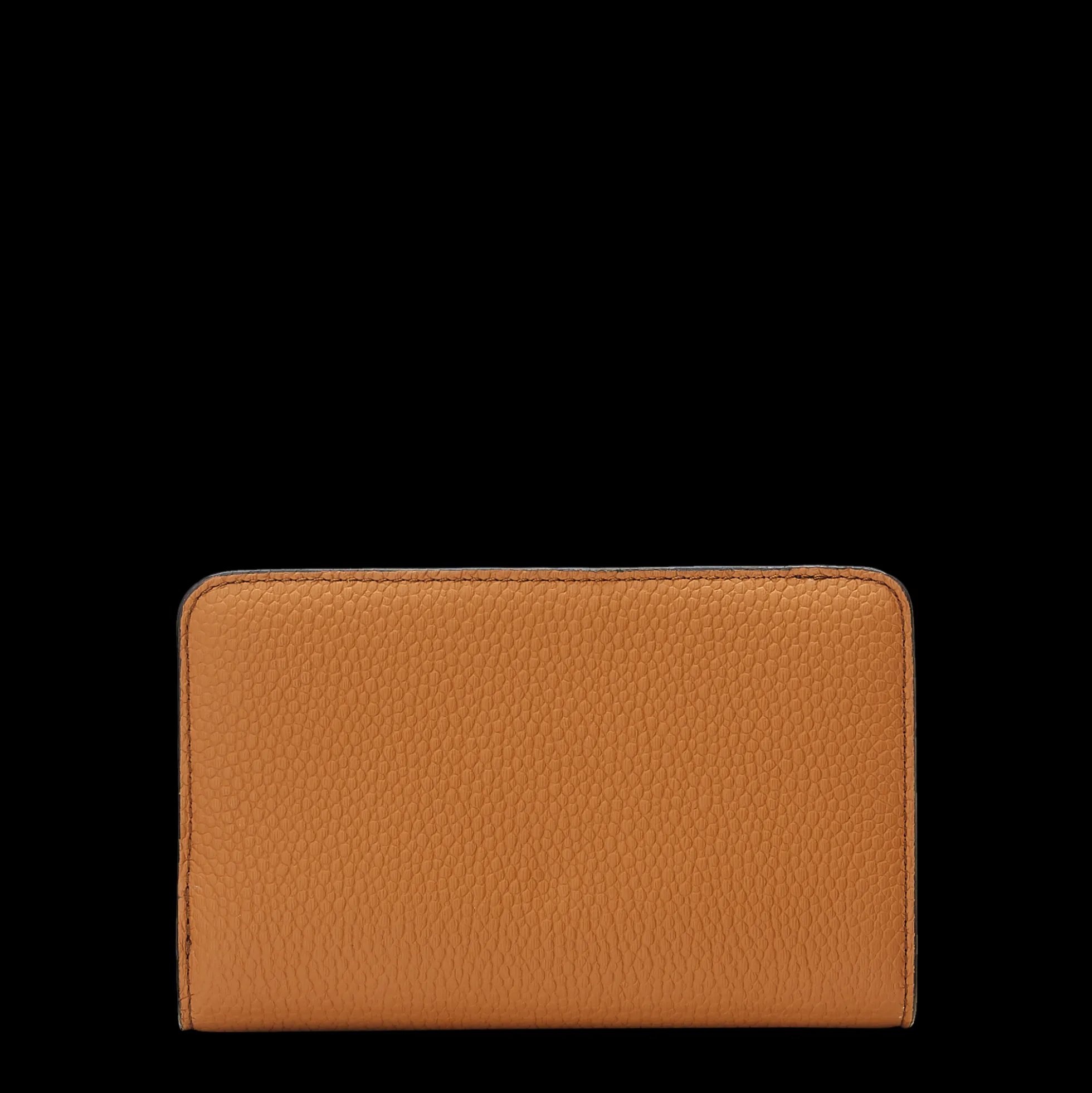 Portefeuille rectangulaire compact zippé