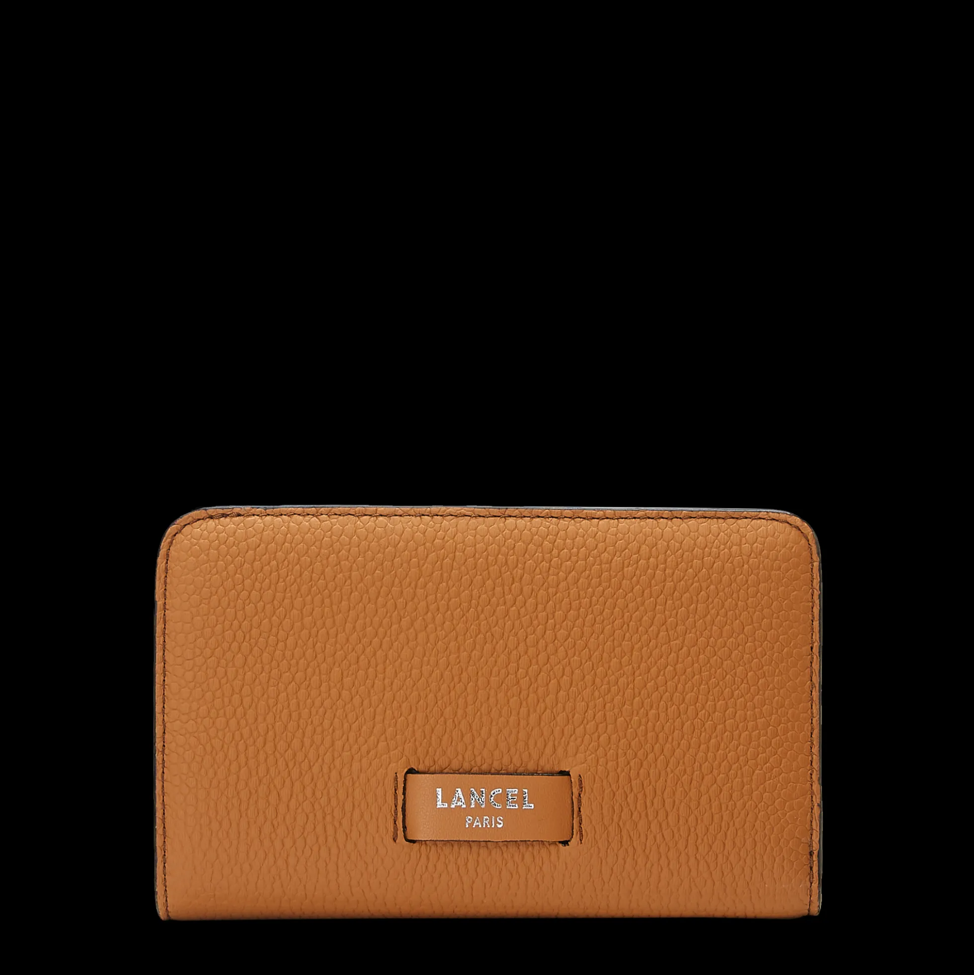 Portefeuille rectangulaire compact zippé