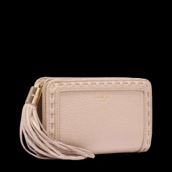 Portefeuille rectangulaire compact zippé