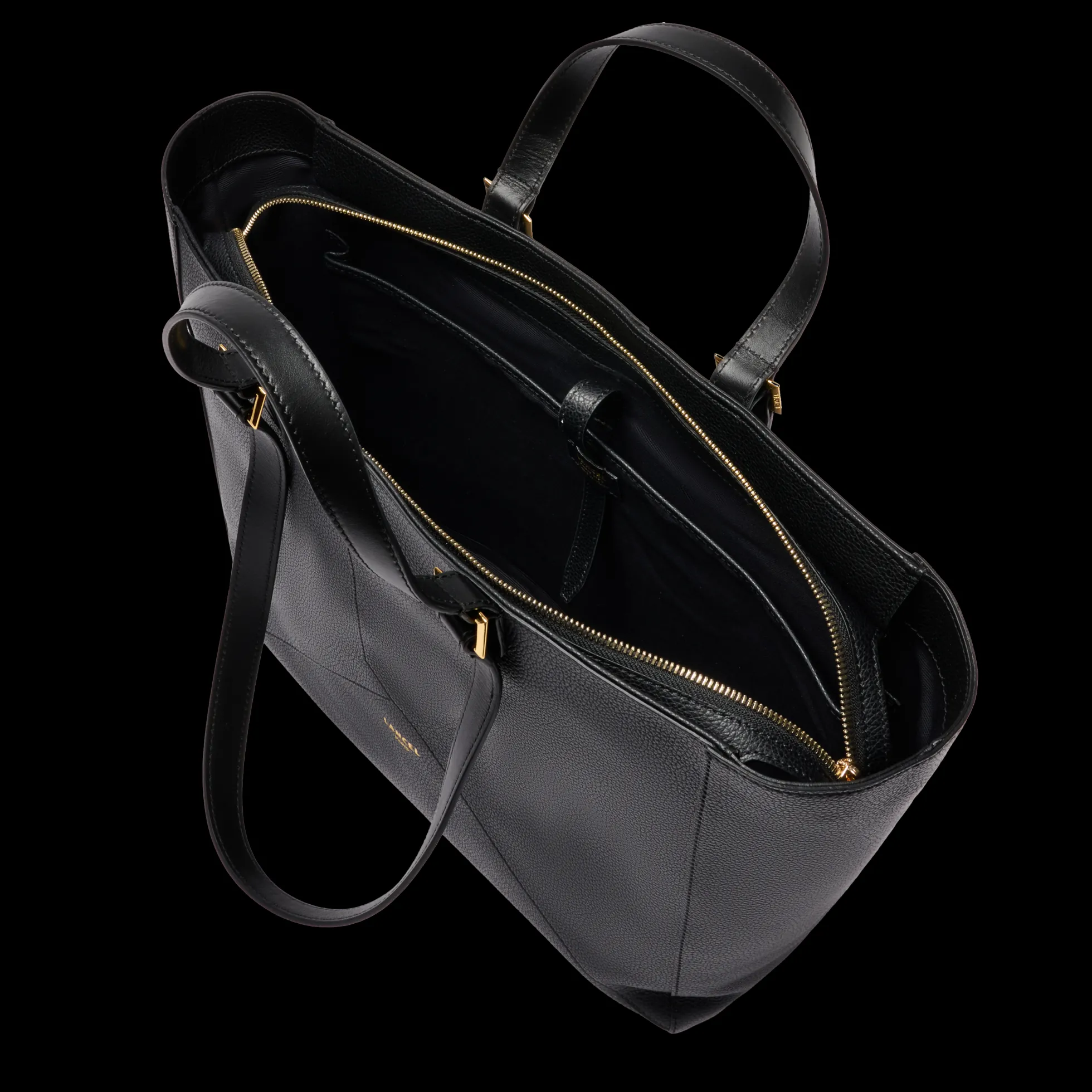 SAC CABAS ZIPPE M DOUBLE PORTE
