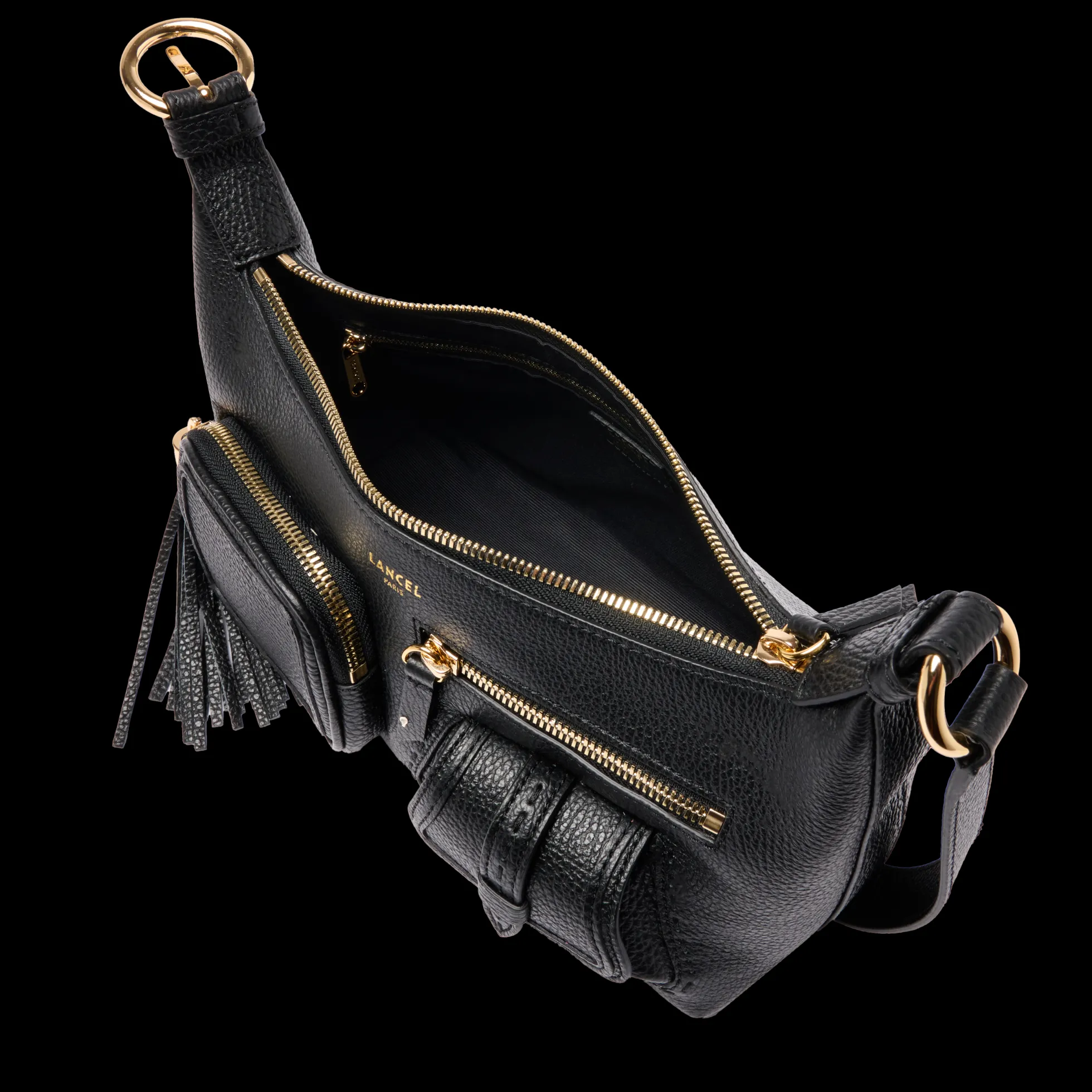 SAC PORTE CROISE ZIPPE MULTIPOCHES S