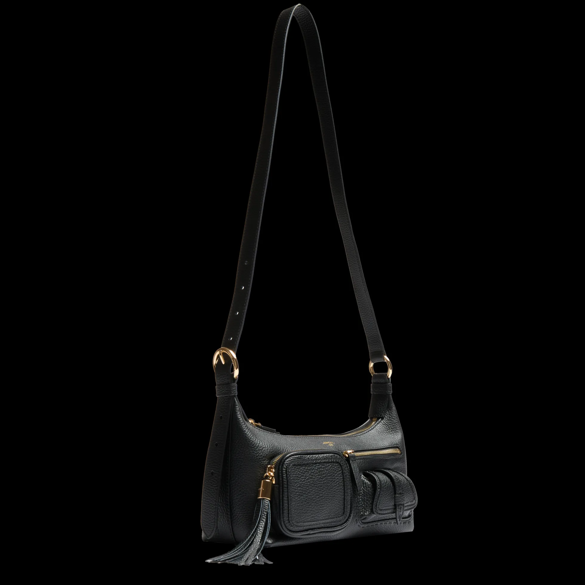SAC PORTE CROISE ZIPPE MULTIPOCHES S