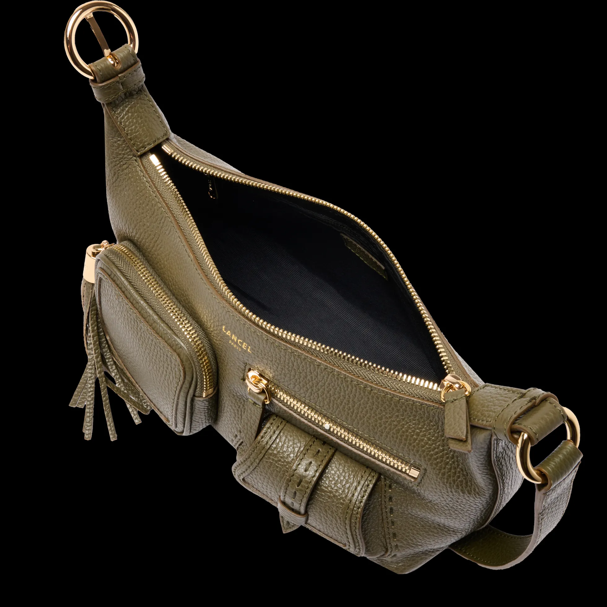 SAC PORTE CROISE ZIPPE MULTIPOCHES S