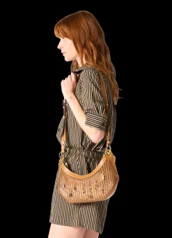 SAC ZIPPE M DOUBLE PORTE AVEC CHARMS