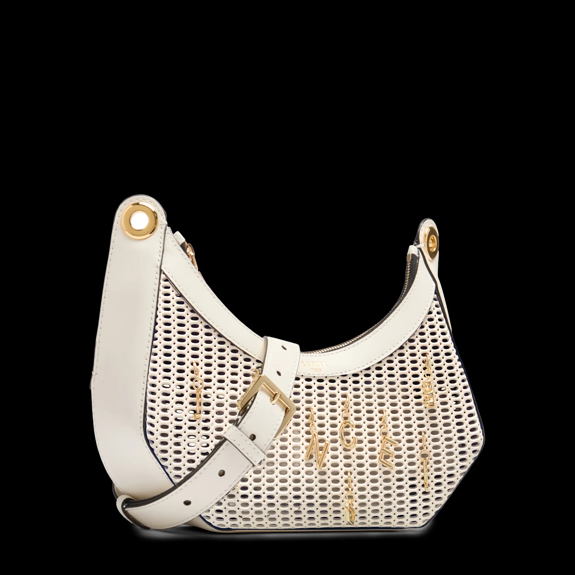SAC ZIPPE M DOUBLE PORTE AVEC CHARMS